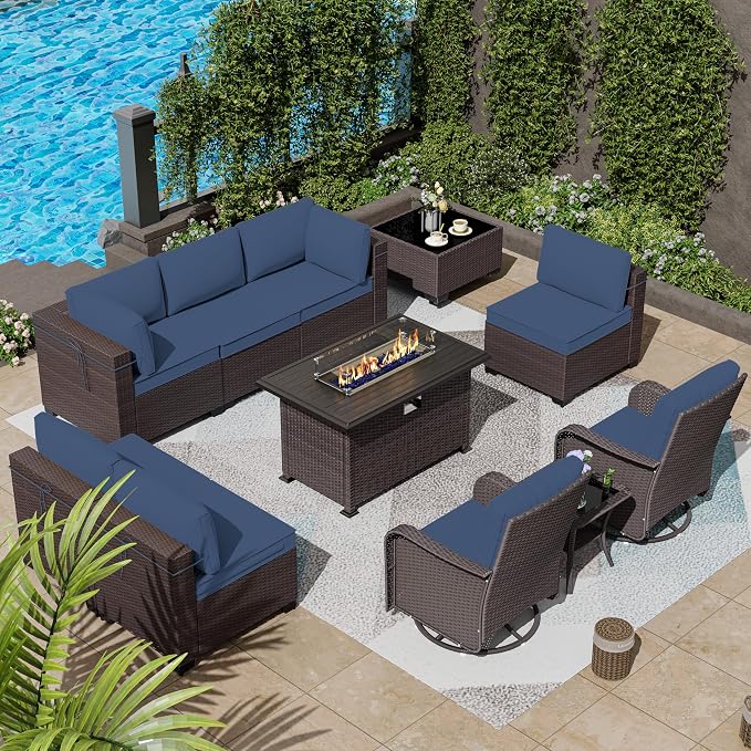 11 Pieces Patio Furniture Set - Image 8