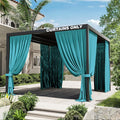Gazebo Universal Replacement Privacy Curtain, 4-Panels Sidewall Curtains by WelcometoKimunukStore
