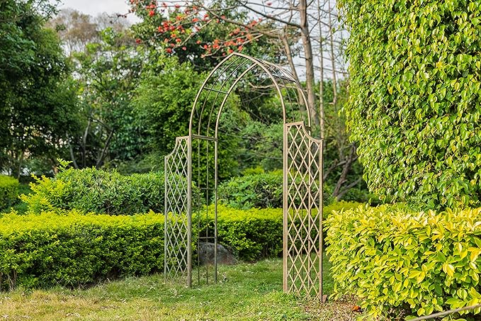 Safavieh Outdoor Collection Jaida Rustic Blue Arbor - Image 2