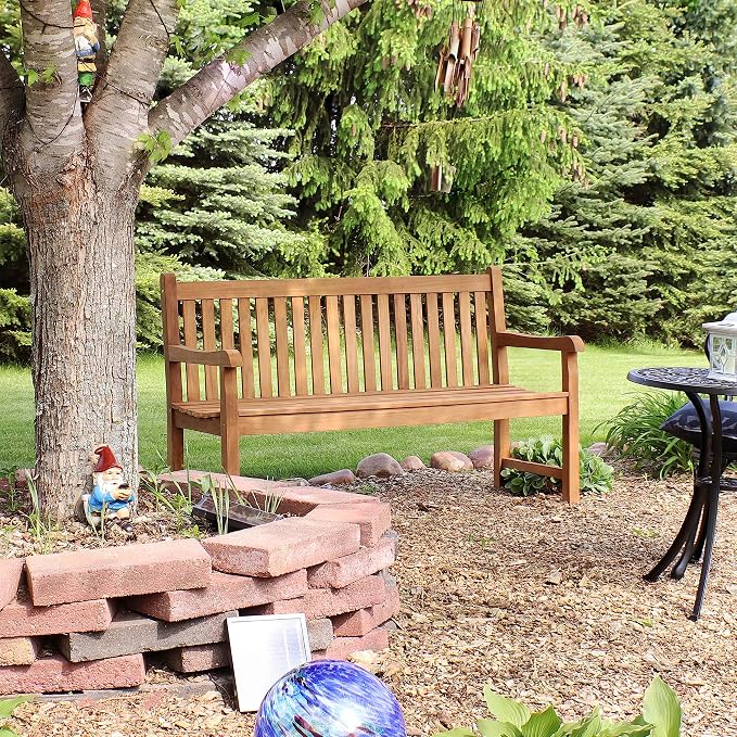 Sunnydaze 2-Person Outdoor Bench - Image 7