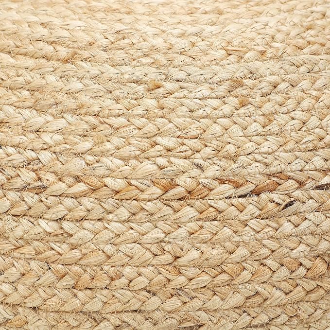 REDEARTH · Jute Circular Jute Pouf Ottoman - Image 6