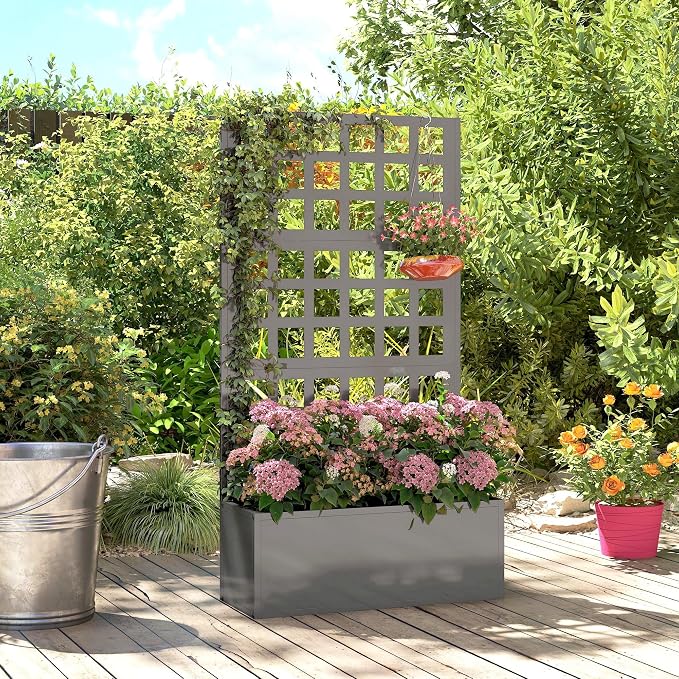 Outsunny Galvanized Raised Garden Bed - Image 6