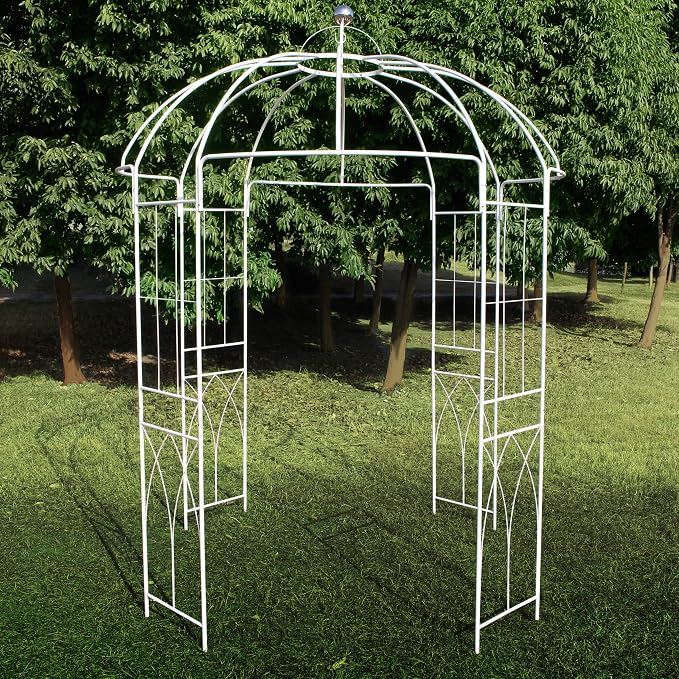 OUTOUR French Style Birdcage Shape Heavy Duty Gazebo, Pergola Pavilion Arch - Image 5