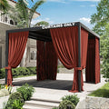 Gazebo Universal Replacement Privacy Curtain, 4-Panels Sidewall Curtains by WelcometoKimunukStore