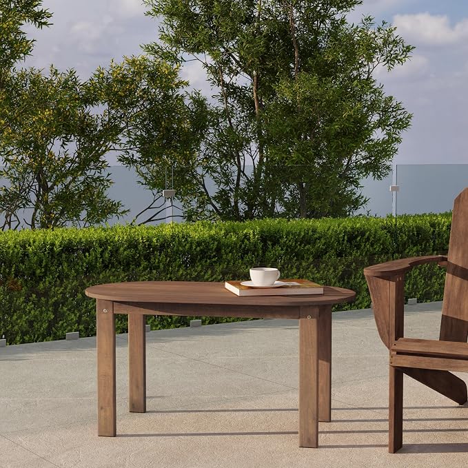 Linon Coffee Table, 18.11D x 35.24W x 18.11H in - Image 11