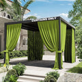 Gazebo Universal Replacement Privacy Curtain, 4-Panels Sidewall Curtains by WelcometoKimunukStore