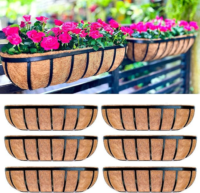 LaLaGreen Deck Railing Planter Boxes by L%C3%A1L%C3%A1Green