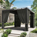 Gazebo Universal Replacement Privacy Curtain, 4-Panels Sidewall Curtains by WelcometoKimunukStore