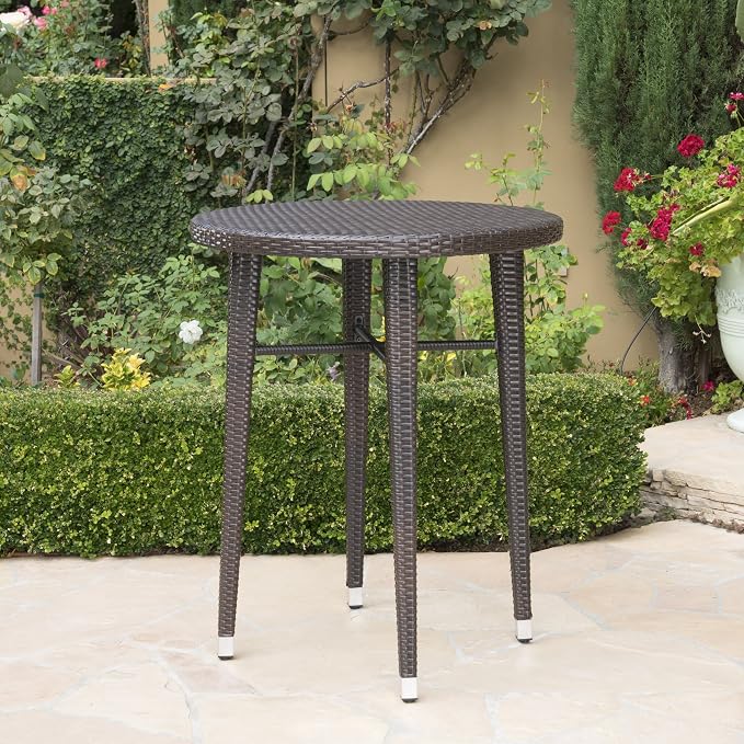 All-Weather Rattan Bar Table for Patio, or Garden - Image 4