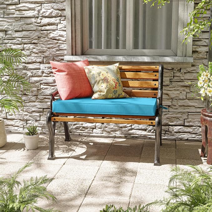 Premium Outdoor Bench Cushions for Patio Furniture 3.5inches Memory Foam Bench - Image 2