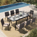 HERA'S HOUSE 9 Pieces Patio Dining Sets by HERASHOUSE