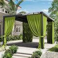 Gazebo Universal Replacement Privacy Curtain, 4-Panels Sidewall Curtains by WelcometoKimunukStore