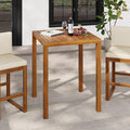 Christopher Knight Home Gree Acacia Wood Outdoor Bar Table, Wooden Patio Bar by ChristopherKnightHome