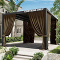 Gazebo Universal Replacement Privacy Curtain, 4-Panels Sidewall Curtains by WelcometoKimunukStore
