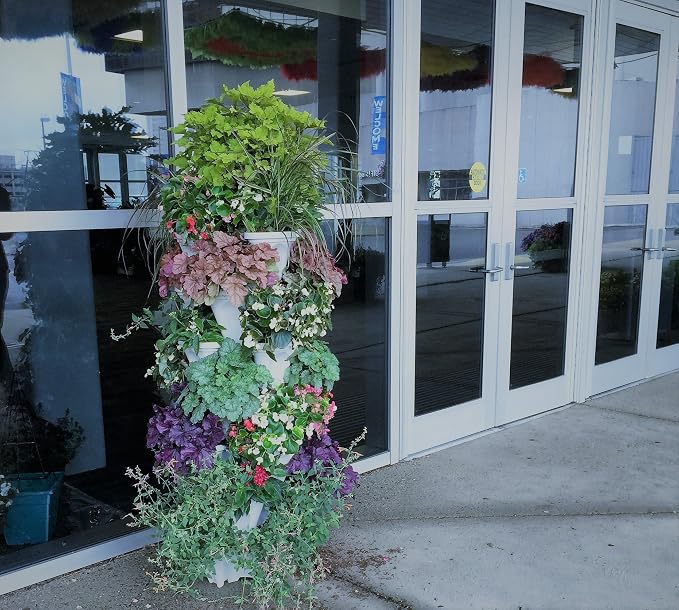 Mr. Stacky 5 Tiered Vertical Gardening Planter, Indoor & Outdoor - Image 7
