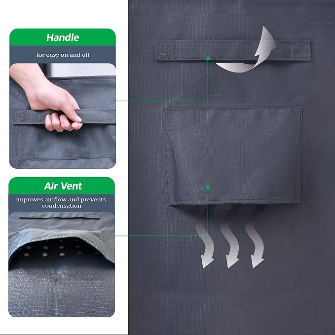 F&J Outdoors Patio Chair Covers Waterproof UV Resistant Heavy Duty Outdoor - Image 7