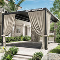 Gazebo Universal Replacement Privacy Curtain, 4-Panels Sidewall Curtains by WelcometoKimunukStore