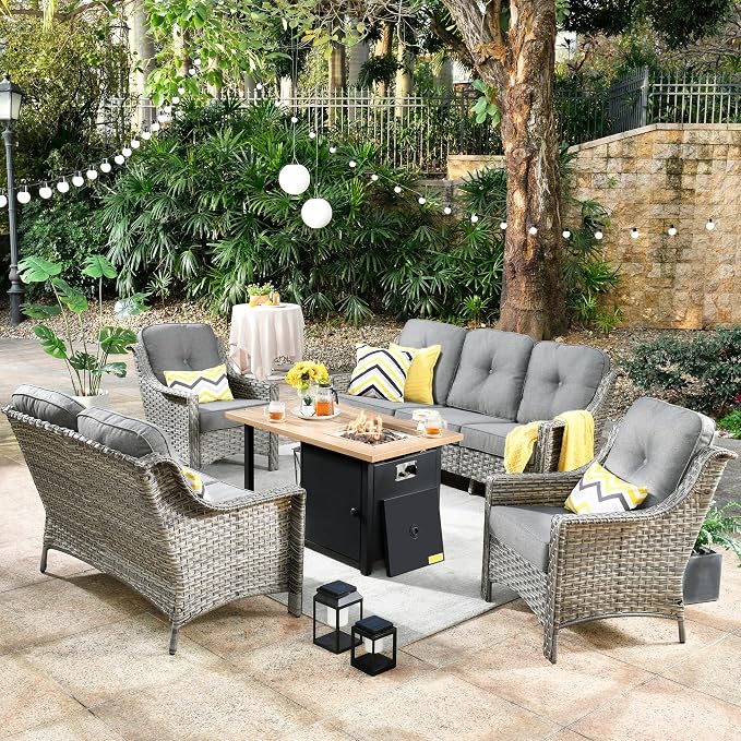 HOOOWOOO 5 Piece Patio Set - Image 8