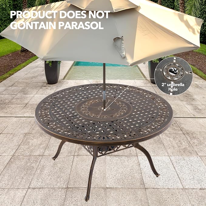 Outdoor Patio Dining Table - Image 3