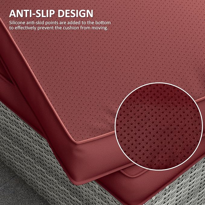 14 Pcs Outdoor Cushion Covers Patio Cushion Slipcovers Replacement Splash Proof - Image 3