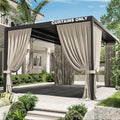 Gazebo Universal Replacement Privacy Curtain, 4-Panels Sidewall Curtains by WelcometoKimunukStore