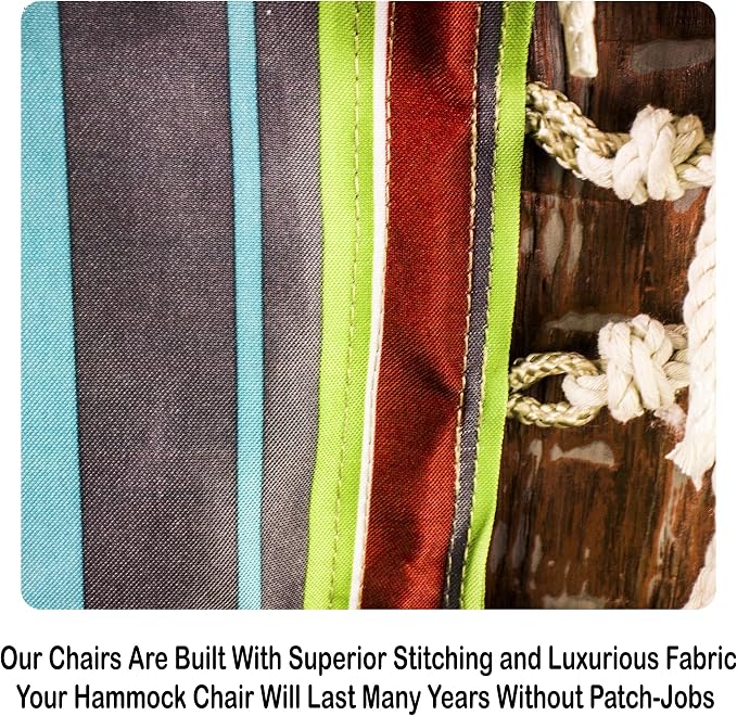 Hammock Chair Hanging Rope Swing, *12 Patterns, Quality Comfortable and - Image 6