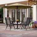 PHI VILLA Outdoor Patio Dining Set by PHIVILLAThepioneerofcomfortablehouseholdsupplies