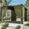 Gazebo Universal Replacement Privacy Curtain, 4-Panels Sidewall Curtains by WelcometoKimunukStore