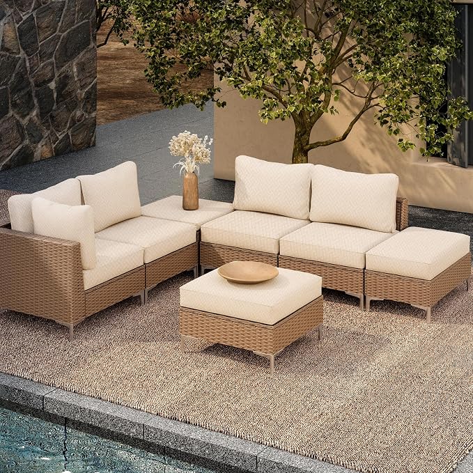 Outdoor Cushion Covers Set, Replacement - Image 6
