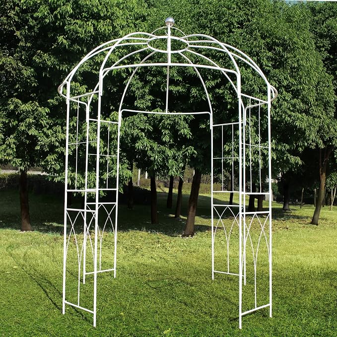 OUTOUR French Style Birdcage Shape Heavy Duty Gazebo, Pergola Pavilion Arch - Image 8