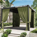 Gazebo Universal Replacement Privacy Curtain, 4-Panels Sidewall Curtains by WelcometoKimunukStore