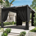 Gazebo Universal Replacement Privacy Curtain, 4-Panels Sidewall Curtains by WelcometoKimunukStore