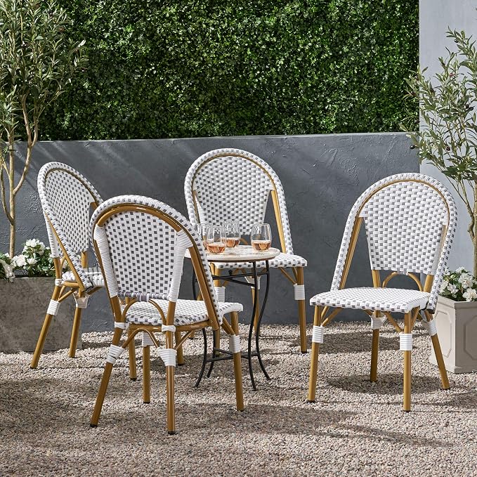 Christopher Knight Home Philomena Outdoor French Bistro Chair - Image 2