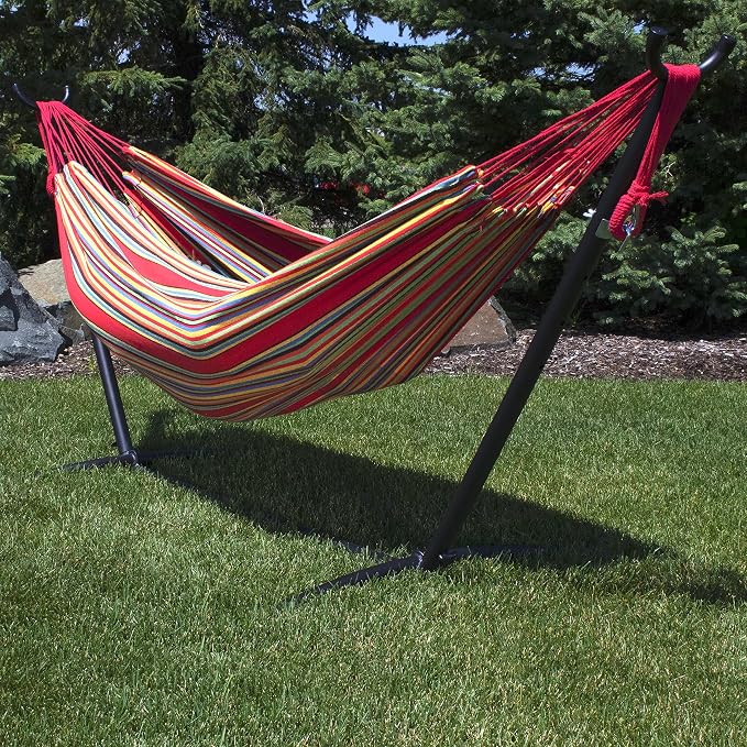 Sunnydaze Double Brazilian Cotton Hammock - Image 3