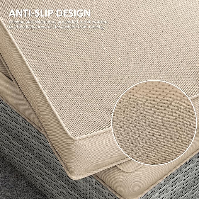 14 Pcs Outdoor Cushion Covers Patio Cushion Slipcovers Replacement Splash Proof - Image 3