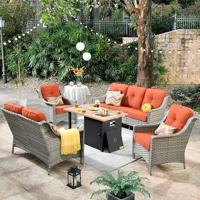 HOOOWOOO 5 Piece Patio Set - Image 8