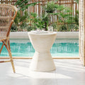 Christopher Knight Home Outdoor Side Table, Hourglass Shape Side Table by ChristopherKnightHome