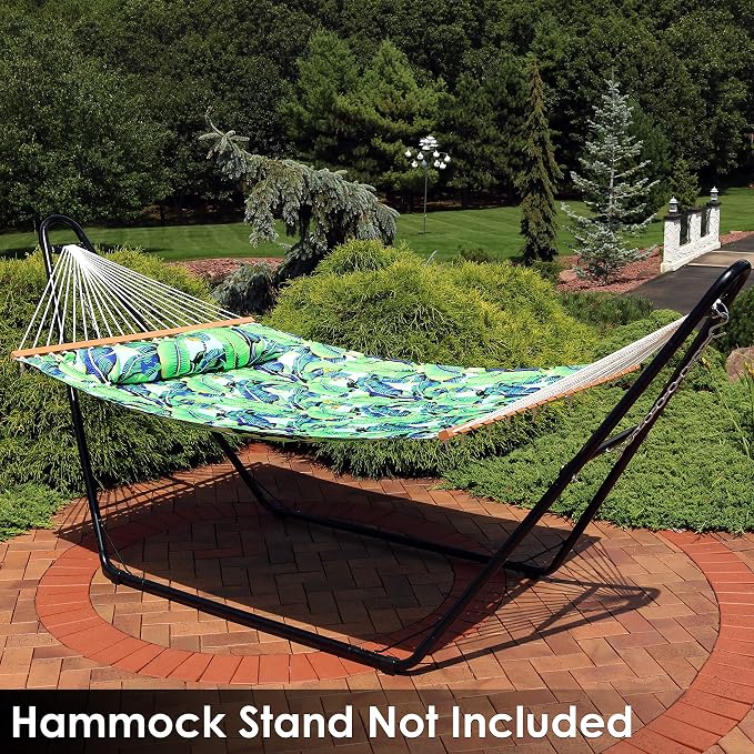 Sunnydaze Quilted Outdoor Hammock - Image 9