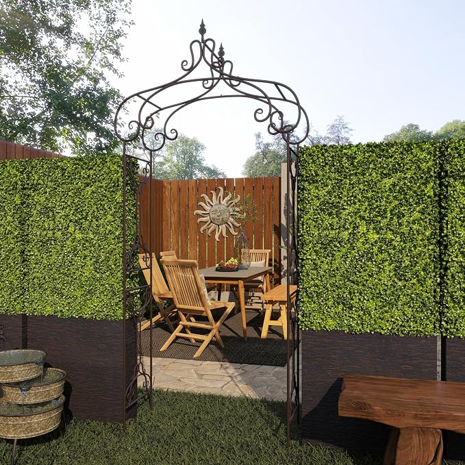 Deco 79 68701 Metal Garden Arch, 44 by 95-Inch - Image 9