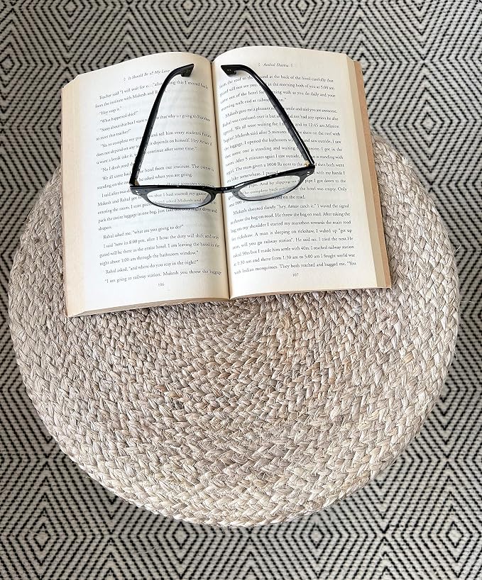S & L Homes Pouf Ottoman - Image 5