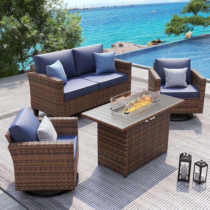UDPATIO 5 Pieces Patio Furniture Set by UDPATIO