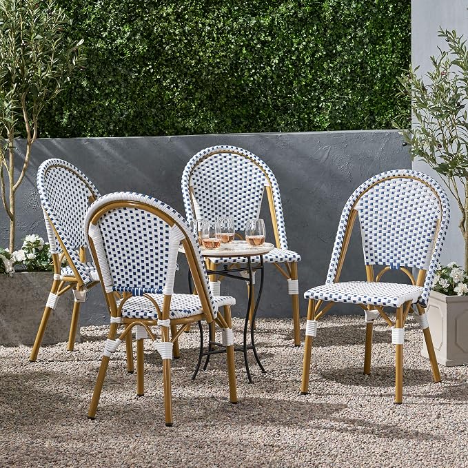 Christopher Knight Home Philomena Outdoor French Bistro Chair - Image 2