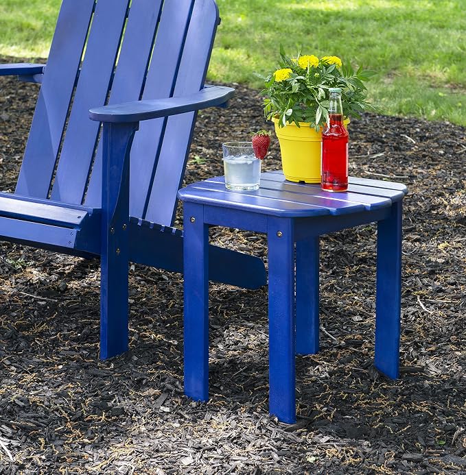 Jayde Blue Adirondack Outdoor End Table - Image 6