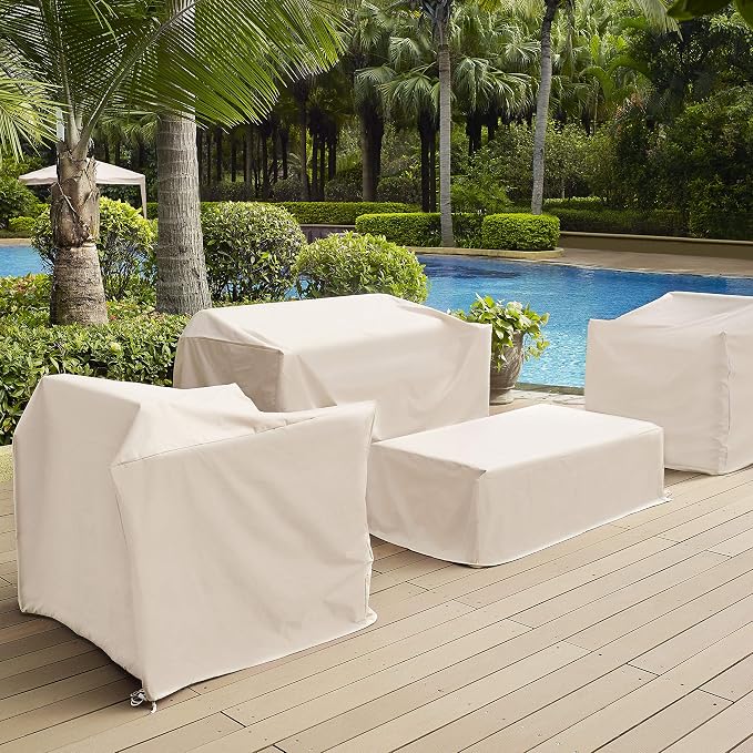 Crosley Furniture Patio Furniture Covers, Waterproof 4-Piece Cover Set - Image 7