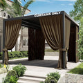 Gazebo Universal Replacement Privacy Curtain, 4-Panels Sidewall Curtains by WelcometoKimunukStore