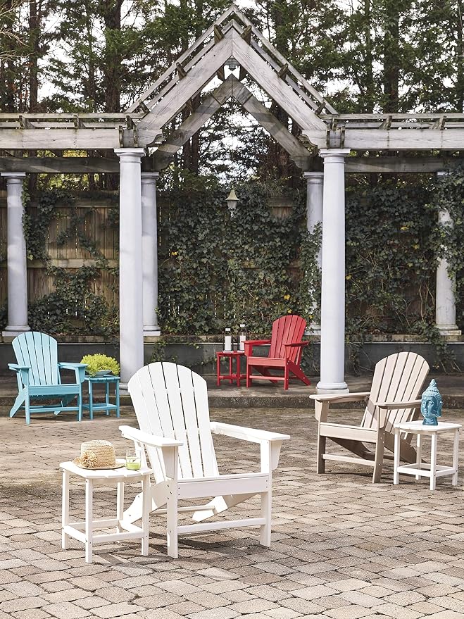 Signature Design by Ashley Sundown Treasure Outdoor Patio HDPE Adirondack Chair - Image 19