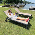 PURPLE LEAF Chaise Lounge Chair by PURPLELEAF