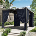 Gazebo Universal Replacement Privacy Curtain, 4-Panels Sidewall Curtains by WelcometoKimunukStore