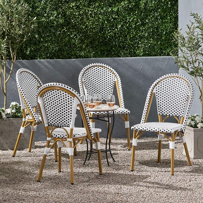 Christopher Knight Home Philomena Outdoor French Bistro Chair - Image 2