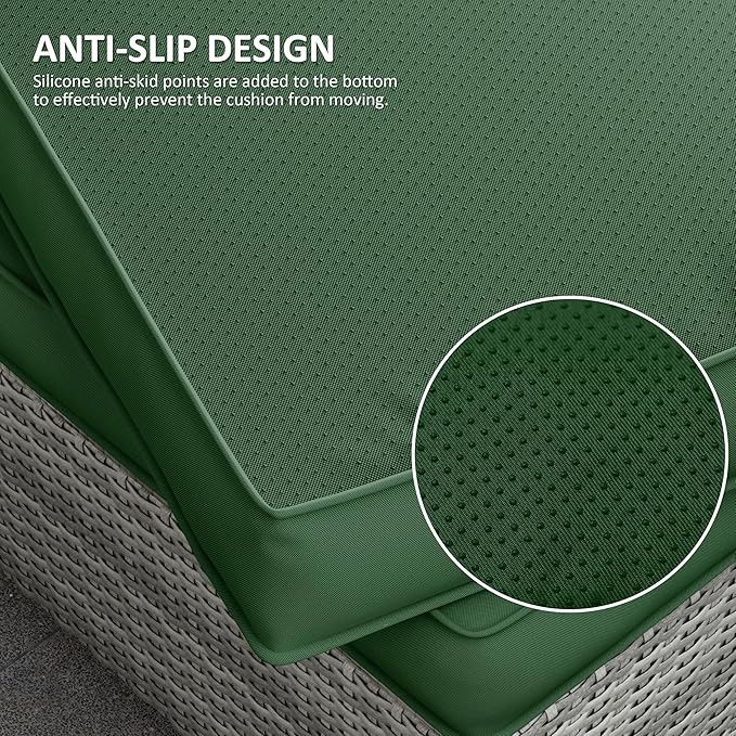 14 Pcs Outdoor Cushion Covers Patio Cushion Slipcovers Replacement Splash Proof - Image 3